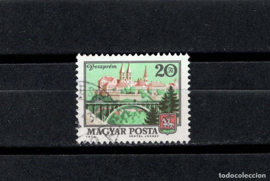 Sellos: Sello usado. Ciudades. Veszprem. 1973. Yvert 2312.