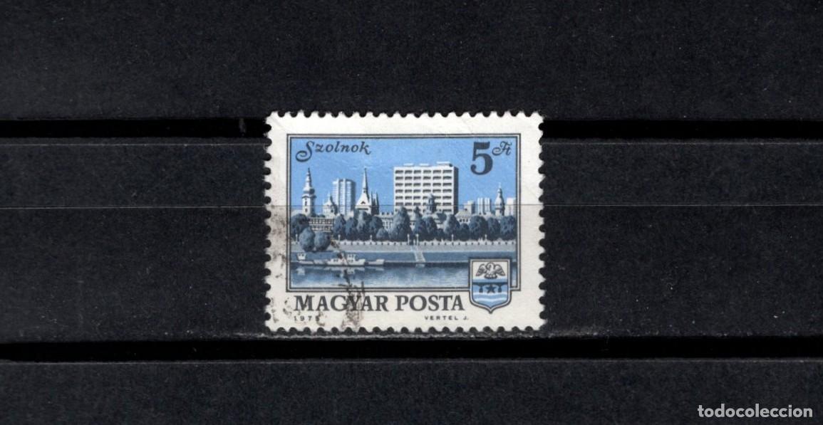 Sellos: Sello usado. Ciudades. SZOLNOK. Sello de 5 florines. 1974. YVERT 2423.