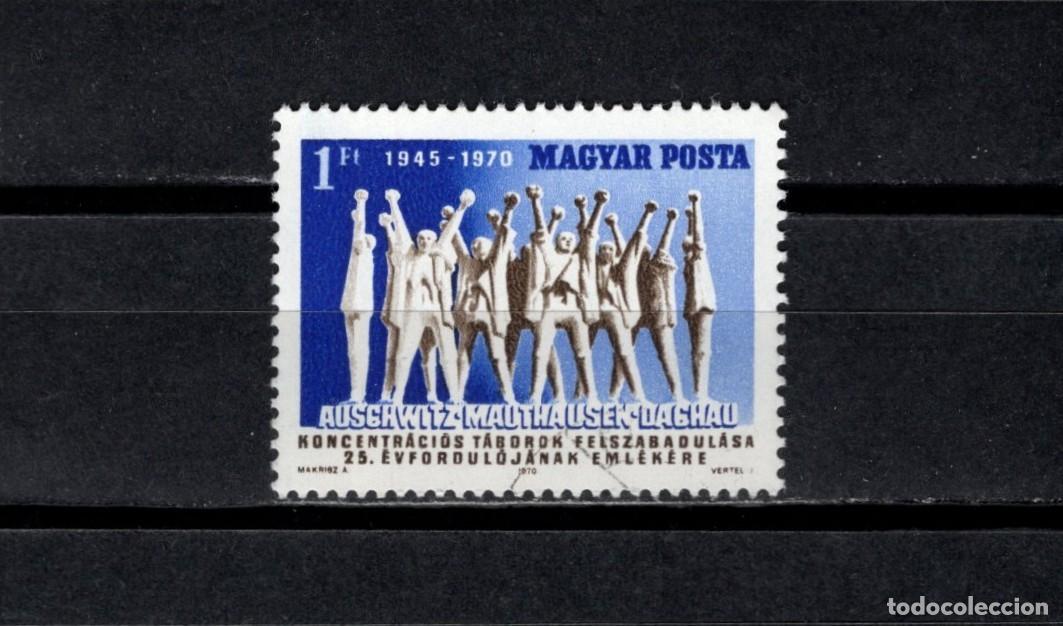 Sellos: Sello usado. Monumento en Mauthausen. Sello 1 florin. 1970 diciembre. Yvert 2143.