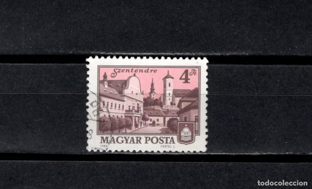 Sellos: Sello usado. Ciudades. Szetendre. Sello de 4 florines. Junio de 1980. Yvert 2728.