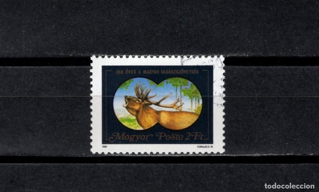 Sellos: Usado. Asociaci&oacute;n Nacional de cazadores. Sello de 2 florines. 1981 abril. Yvert 2760.