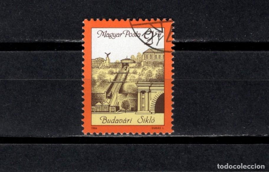 Sellos: Sello usado. Reapertura del funicular de Buda. Sello de 2 florines. 1986 abril. Yvert 3037-