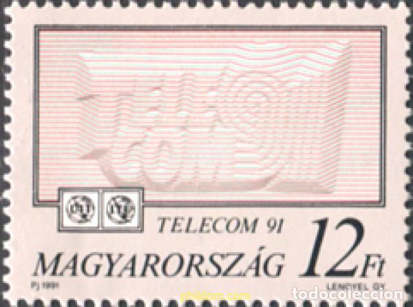 Sellos: 215316 MNH HUNGRIA 1991 TELECOMUNICACIONES