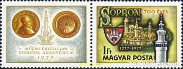 Sellos: 206001 MNH HUNGRIA 1977 700 ANIVERSARIO DE CIUDADES
