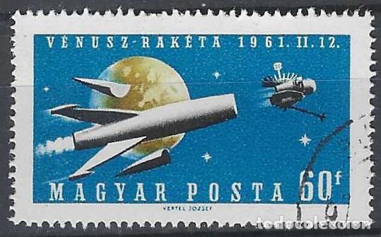 Sellos: HUNGR&Iacute;A 1961 - LANZAMIENTO HACIA VENUS DEL &rdquo;VENERA I&rdquo; - USADO