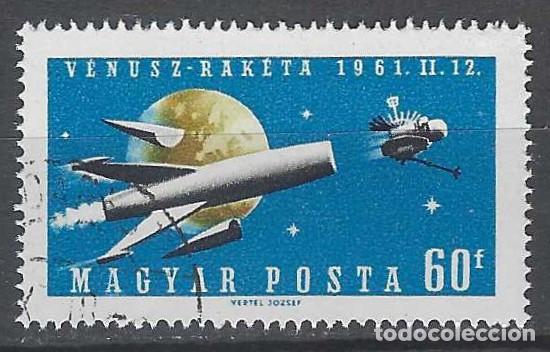 Sellos: HUNGR&Iacute;A 1961 - LANZAMIENTO HACIA VENUS DEL &rdquo;VENERA I&rdquo; - USADO