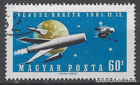 Sellos: HUNGR&Iacute;A 1961 - LANZAMIENTO HACIA VENUS DEL &rdquo;VENERA I&rdquo; - USADO