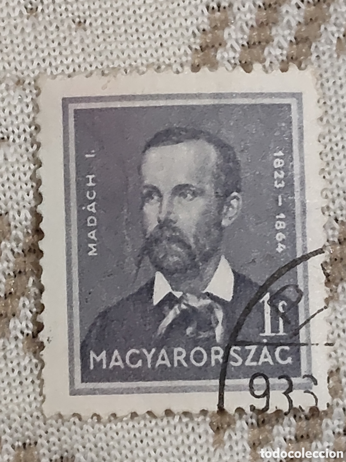 Sellos: Sello de Hungr&iacute;a poeta y dramaturgo Imre Madach 1932