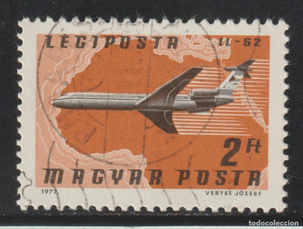 Sellos: HUNGRIA // YVERT 394 AEREO // 1977 ... USADO