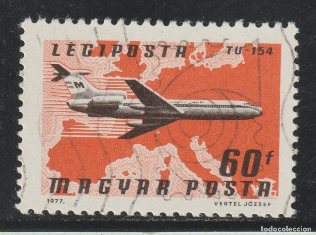 Sellos: HUNGRIA // YVERT 392 AEREO // 1977 ... USADO