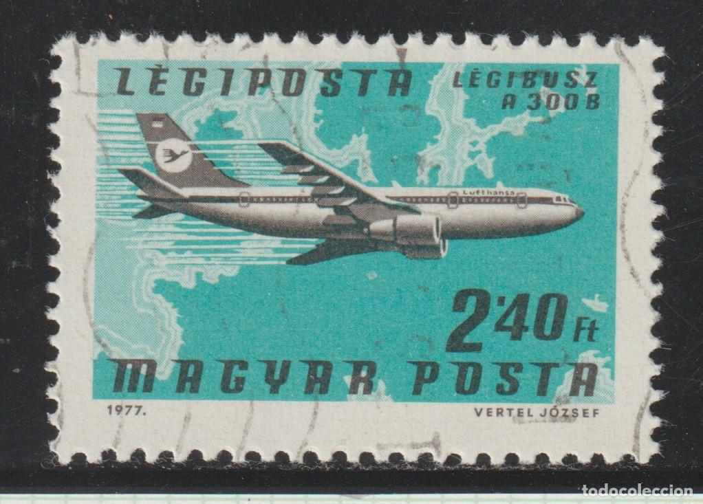 Sellos: HUNGRIA // YVERT 395 AEREO // 1977 ... USADO