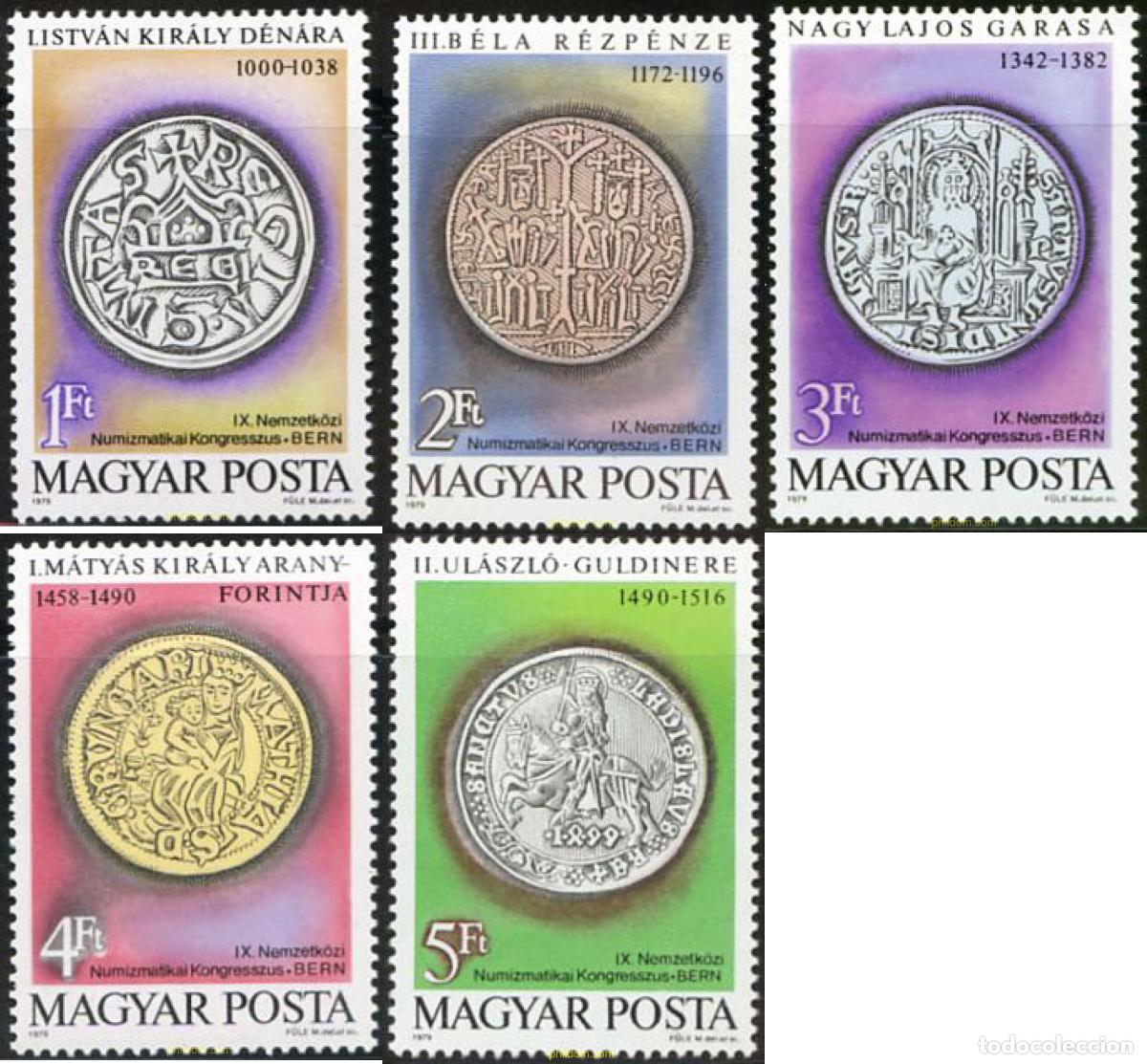Sellos: 215121 MNH HUNGRIA 1979 CONGRESO INTERNACIONAL DE NUMISMATICA