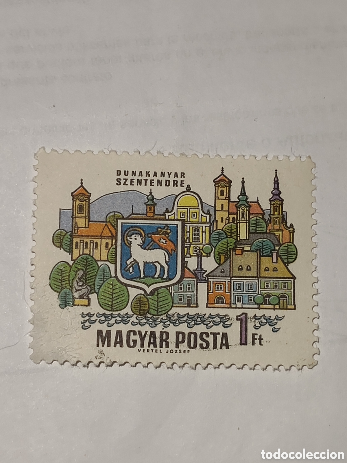 Sellos: Sello de Hungria ciudades del Danubio Szentendre 1969