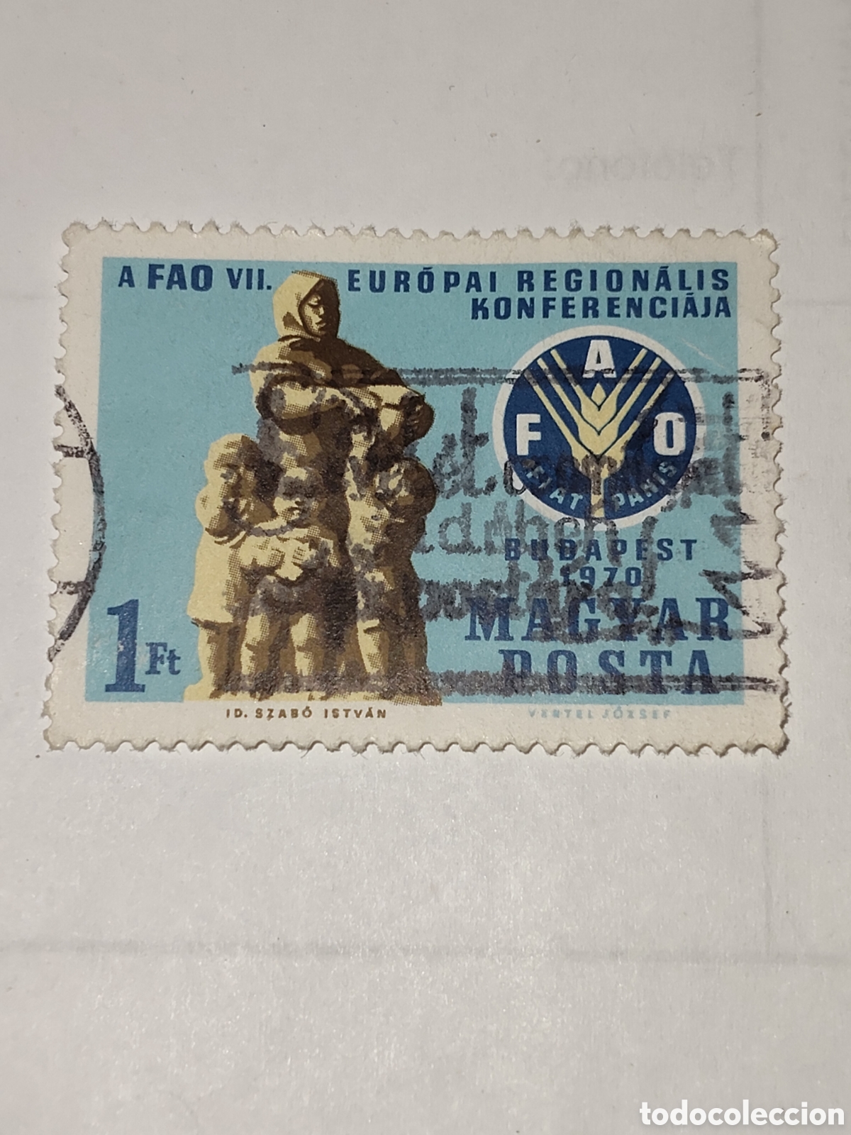 Selos: Sello de Hungr&iacute;a 7&ordf;conferencia regional europea de la FAO 1970
