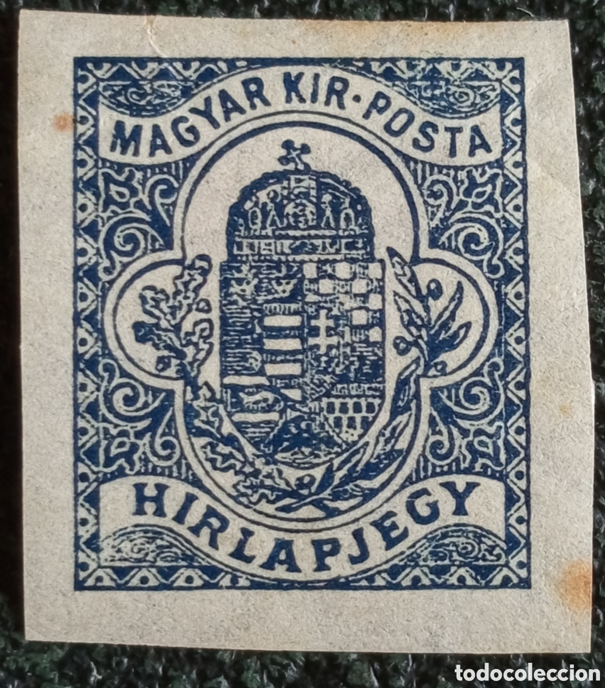 Sellos: Hungr&iacute;a 1900 Sello de Prensa H&iacute;rlapjegy Sin Dentar Escudo Real MH - Michel #P11