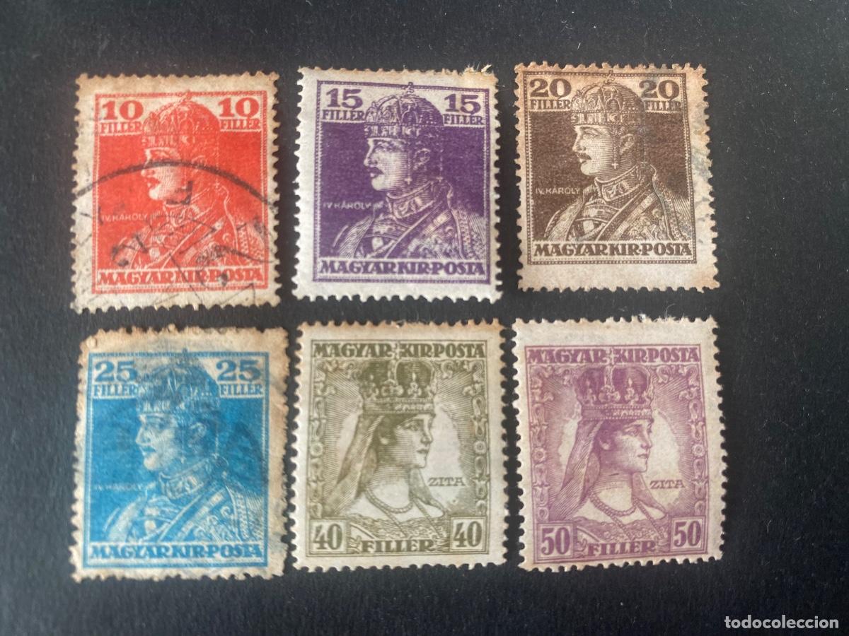 Timbres: Hungria, sellos de 1918 serie completa