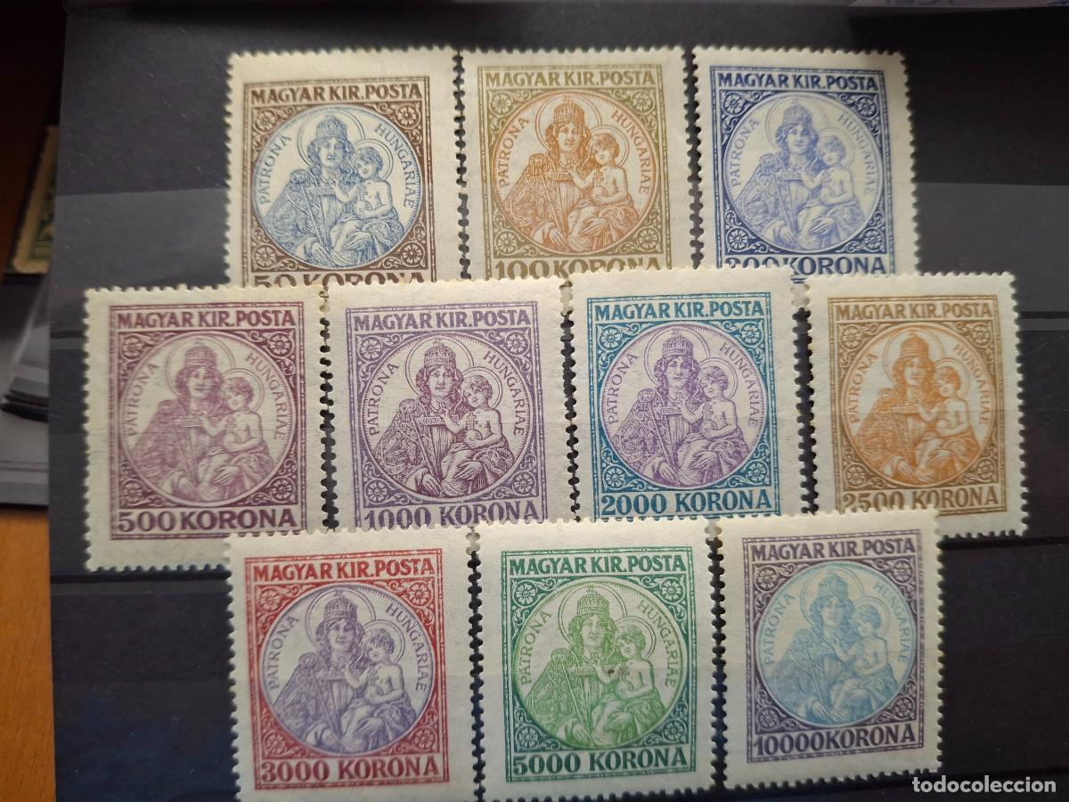 Briefmarken: HB1709 GRANDES SERIES MUNDIALES HUNGRIA 1921/25 Scott 378/387