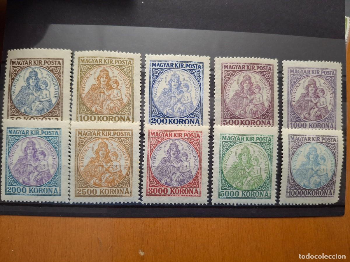 Stamps: HB1710 GRANDES SERIES MUNDIALES HUNGRIA 1921/25 Scott 378/387