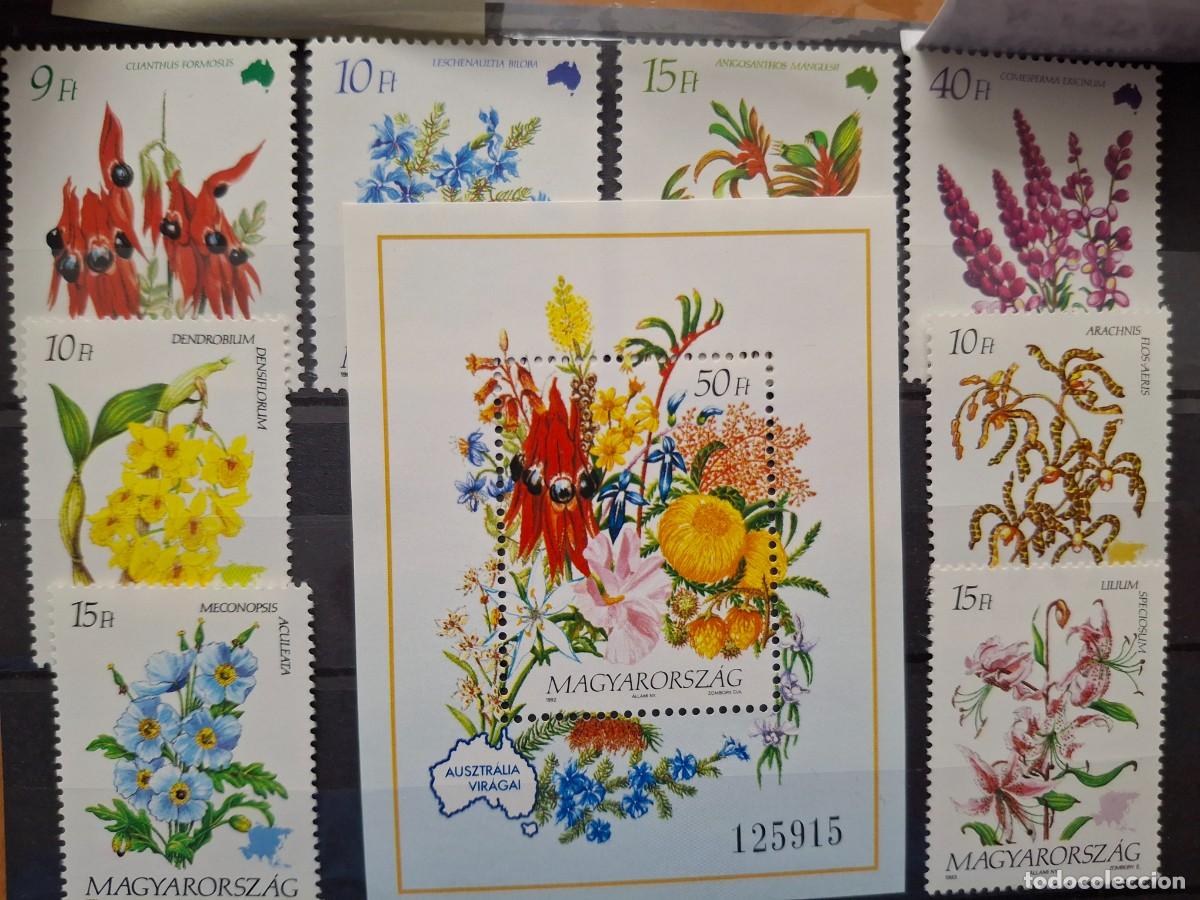 Francobolli: HB1715 GRANDES SERIES MUNDIALES HUNGRIA tematica flores