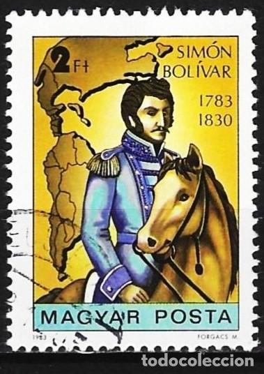 Timbres: Hungr&iacute;a 1983 - Mi 3621 - YT 2862 - Presidente Simon Bolivar