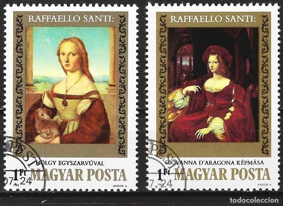 Briefmarken: Hungr&iacute;a 1983 - Mi 3612 y 3613 - YT 2854 & 2855 - Pinturas de Rapha&euml;l