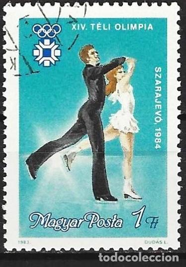 Briefmarken: Hungr&iacute;a 1983 - Mi 3653 - YT 2890 - Juegos Ol&iacute;mpicos de Sarajevo: Patinaje art&iacute;stico