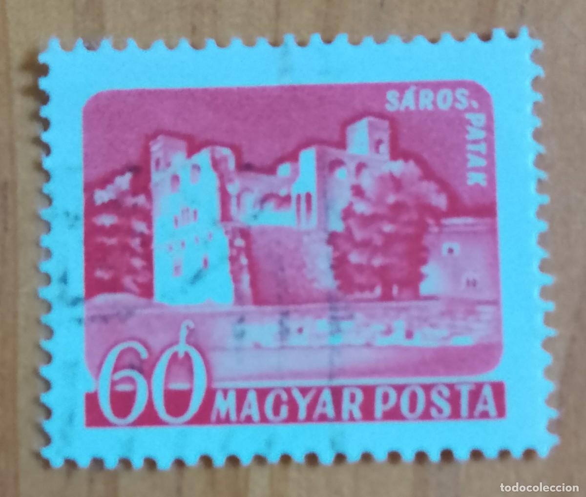 Sellos: HUNGRIA - V/F 60 F - A&Ntilde;O 1960 - CASTILLO DE SAROS PATAK - VER DESCRIPCI&Oacute;N