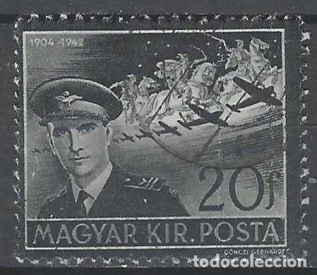 Sellos: HUNGR&Iacute;A 1942 - EN MEMORIA DEL ALMIRANTE HORTHY - USADO