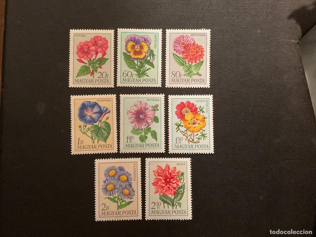 Sellos: HUNGRIA N&ordm; YVERT 1993/0*** A&Ntilde;O 1966. FLORES DIVERSAS DE JARDIN