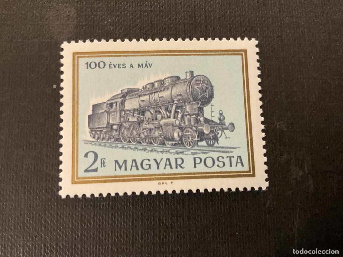 Sellos: HUNGRIA N&ordm; YVERT 1984*** A&Ntilde;O 1968. 100 ANIVERSARIO SOCIEDAD ESTATAL DE FERROCARRILES HUNGAROS