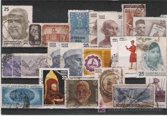 Sellos: LOTE DE SELLOS DE  LA INDIA - Foto 1