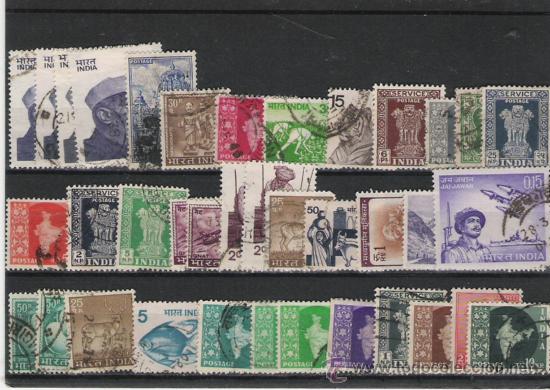 Sellos: INDIA BONITO LOTE DE SELLOS - Foto 1