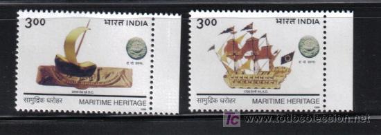 Sellos: INDIA HERENCIA MAR&Iacute;TIMA - Foto 1