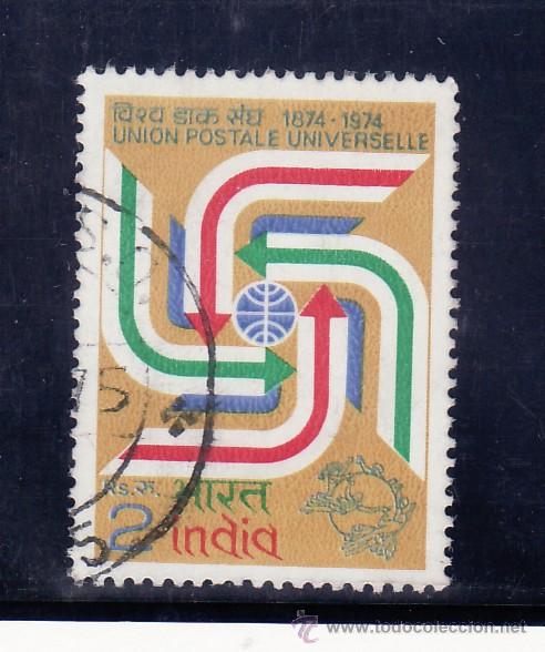 Sellos: india  407 usada, u.p.u., - Foto 1