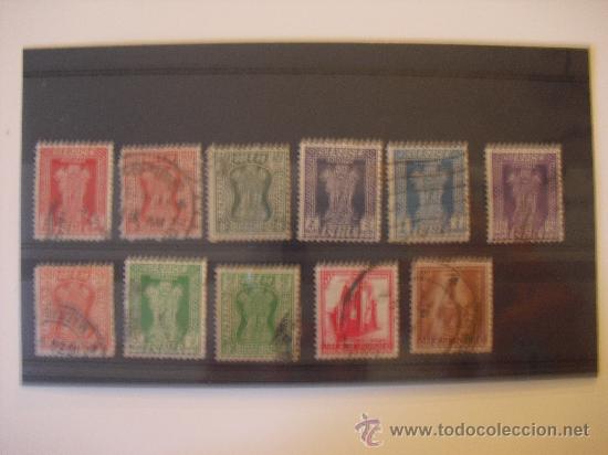 Sellos: 11 sellos de India. - Foto 1