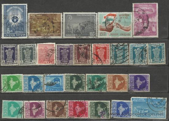 Sellos: BONITO LOTE DE SELLOS DE LA INDIA - Foto 1