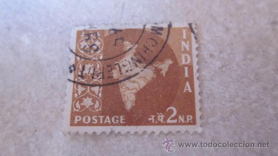 Sellos: SELLO INDIA 2 RUPIAS - Foto 1