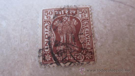 Sellos: SELLO INDIA 50 RUPIAS - Foto 1