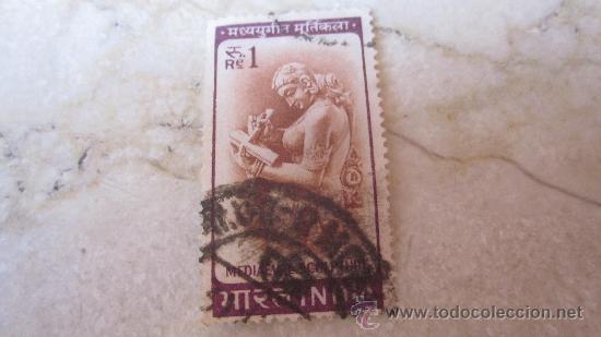 Sellos: SELLO INDIA 1 RUPIA - Foto 1