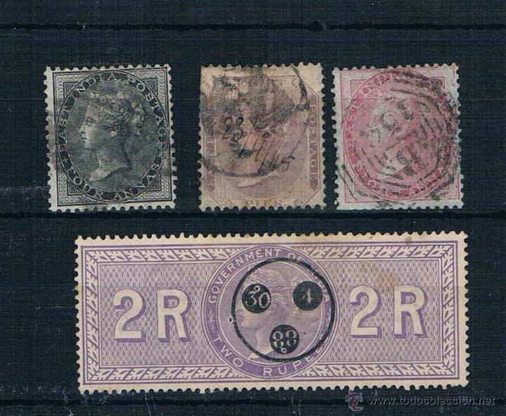 Sellos: India Inglesa. Conjunto de sellos de Victoria - Foto 1 - 46014440