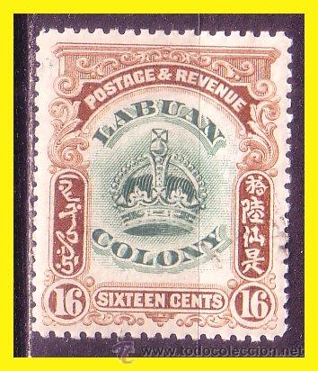 Sellos: LEBUAN 1902 IVERT n&ordm; 113 * - Foto 1