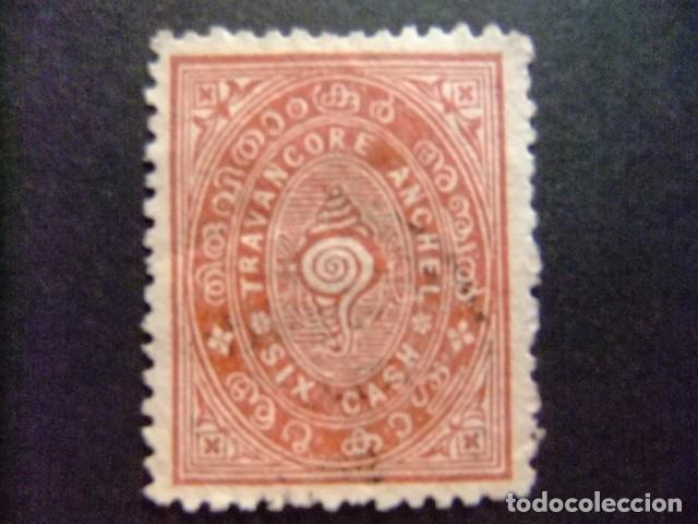 Etats Princiers De L Inde Travancore 1908 32 A Buy Old Stamps Of India At Todocoleccion