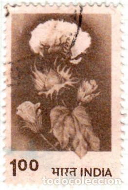Sellos: 1980-83 - INDIA - ALGODON - YVERT 629 - Foto 1