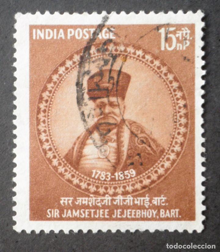 Sellos: 1959 India Sir Jamsetjee Jejeebhoy - Foto 1