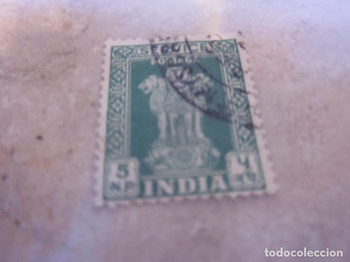 Sellos: SELLO INDIA 5 N.P. - Foto 1