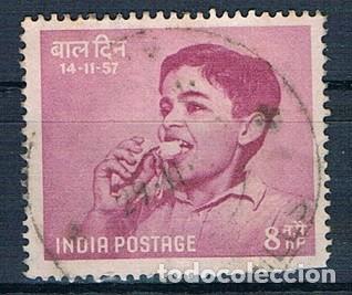 Sellos: INDIA 1957 YVES 87 - Foto 1