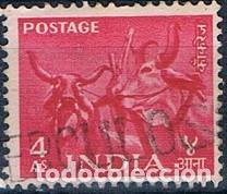 Sellos: INDIA 1955 YVES 60 - Foto 1