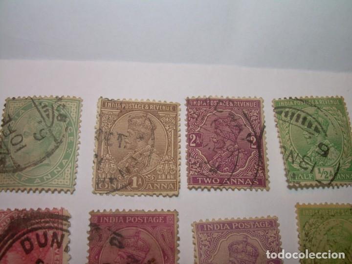 Sellos: ONCE SELLOS INDIA. - Foto 2