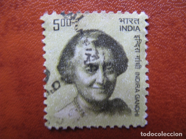 Sellos: india* indira gandhi - Foto 1