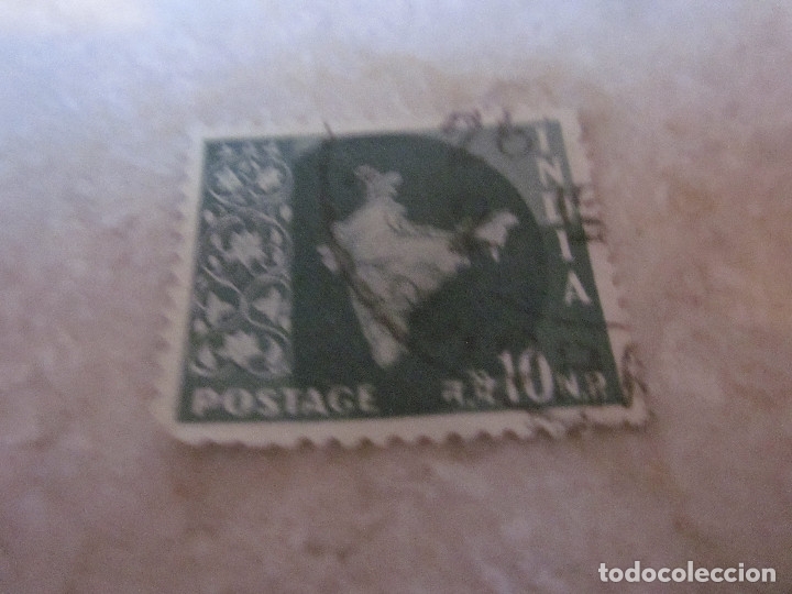 Sellos: SELLO INDIA 10 N.P. - Foto 1